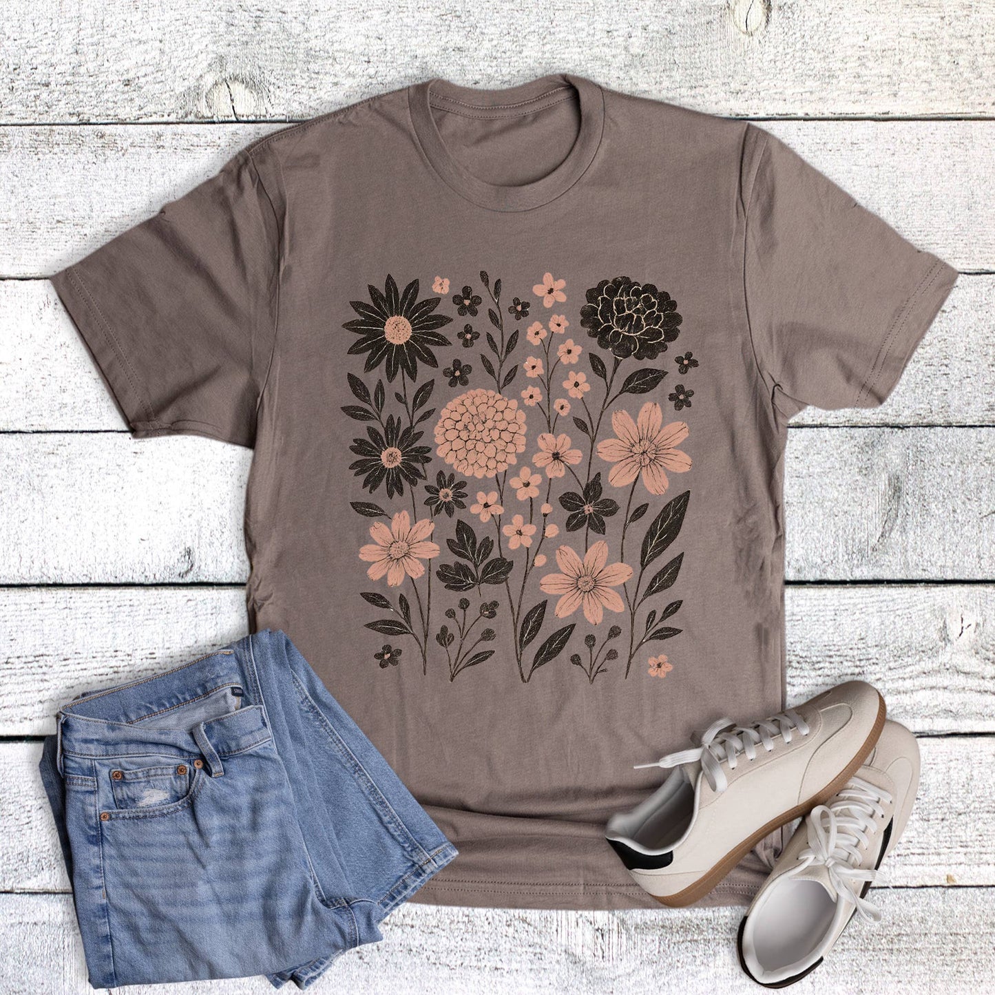 Boho Wildflowers Graphic Tee