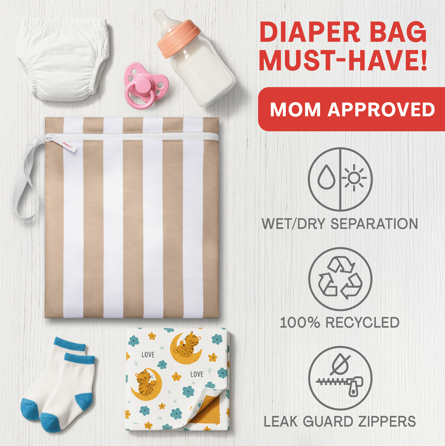 High Tide Wet Bag - - MaeSor Boutique