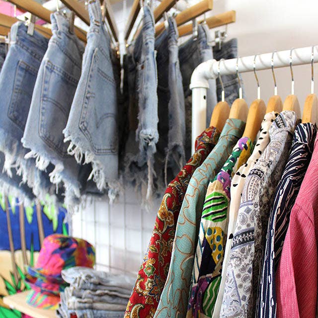 Low-Rise Upcycled Denim Shorts - - MaeSor Boutique