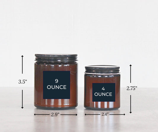 Smells Like It’s Not Your Problem Anymore | Amber Jar Candle - - MaeSor Boutique