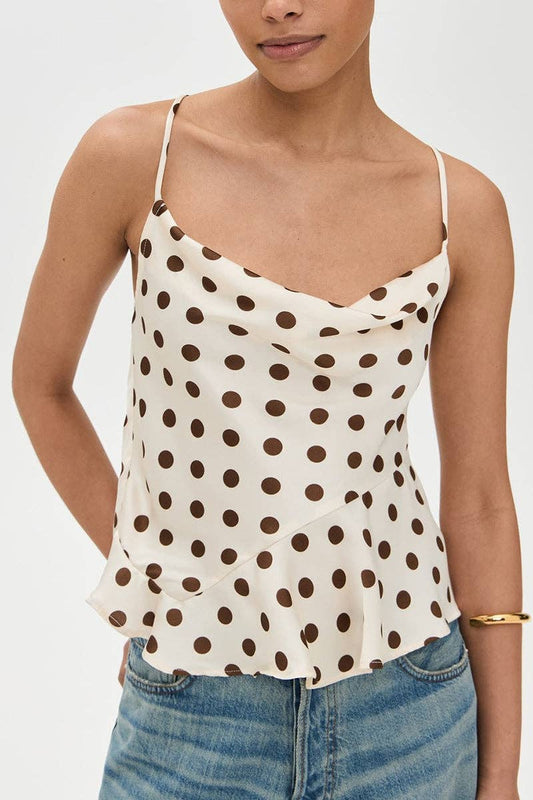 POLKA DOT CAMI TOP