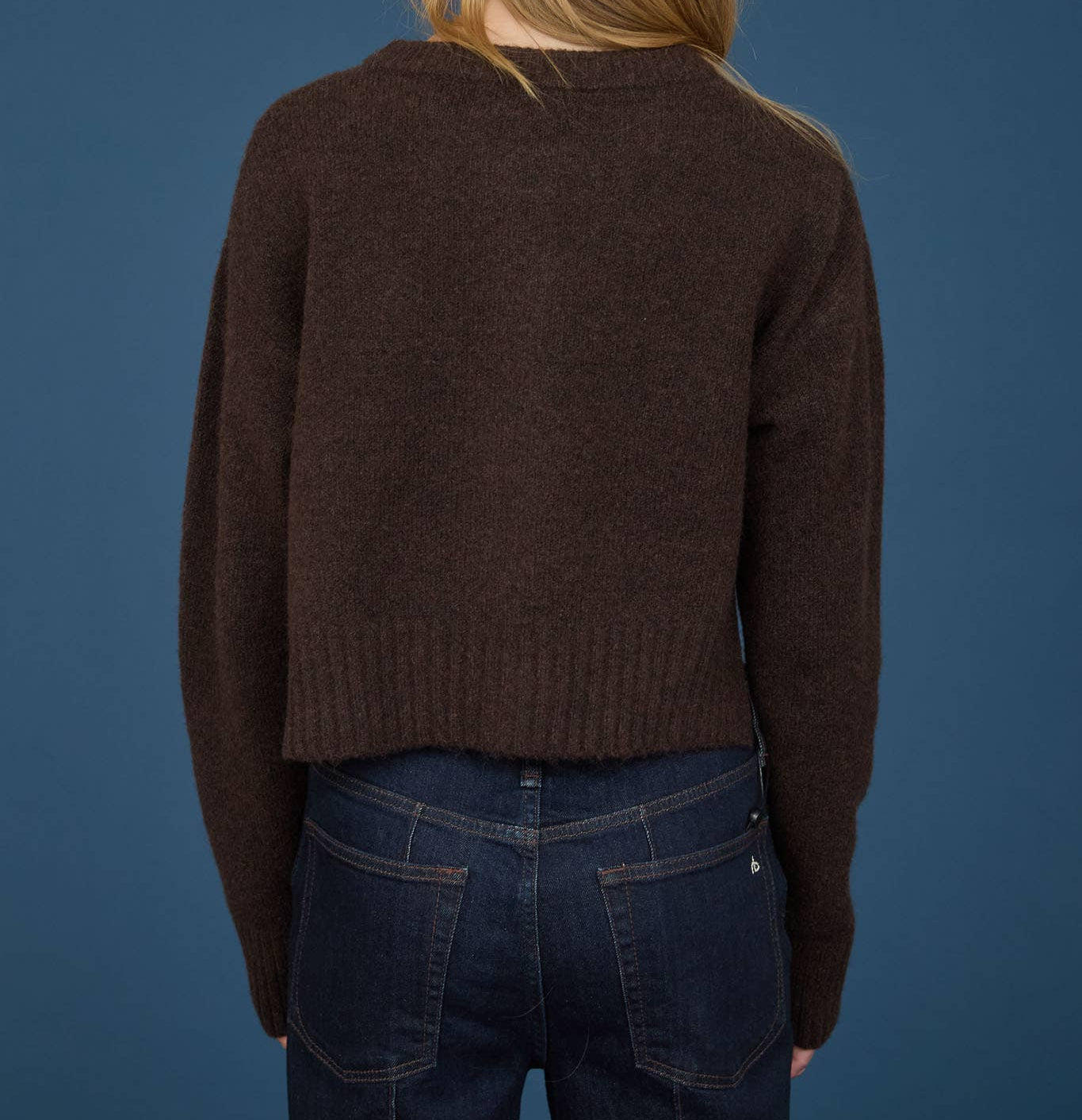 FUZZY KNIT BUTTON DOWN SIDE SPLIT KNIT CARDIGAN