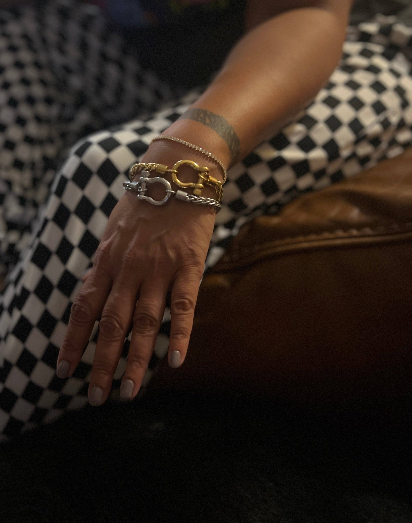 STAINLESS STEEL HORSESHOE UNISEX BRACELET