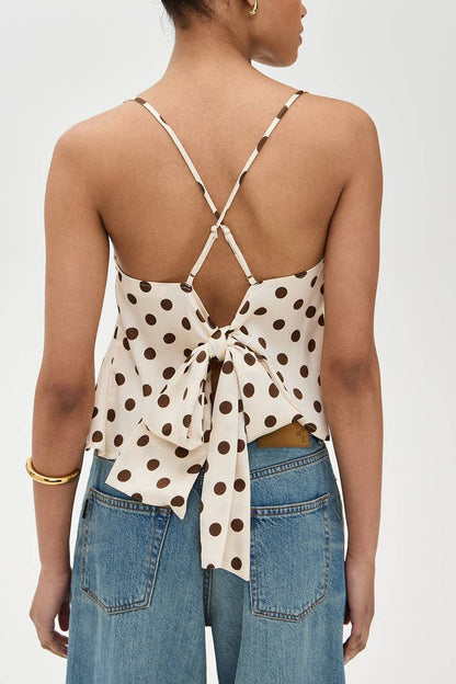 POLKA DOT CAMI TOP