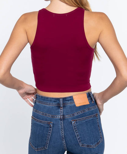 HALTER NECK CROP TOP