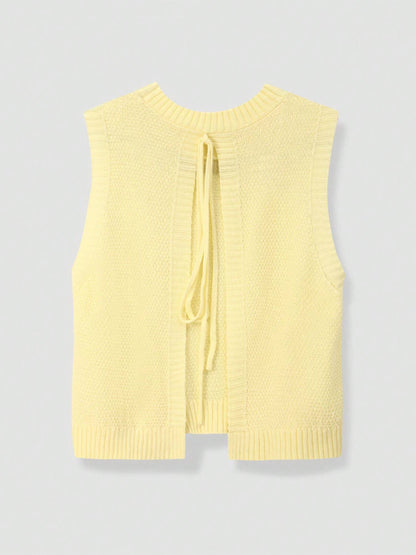 BACKLESS TIE-STRAP TANK TOP