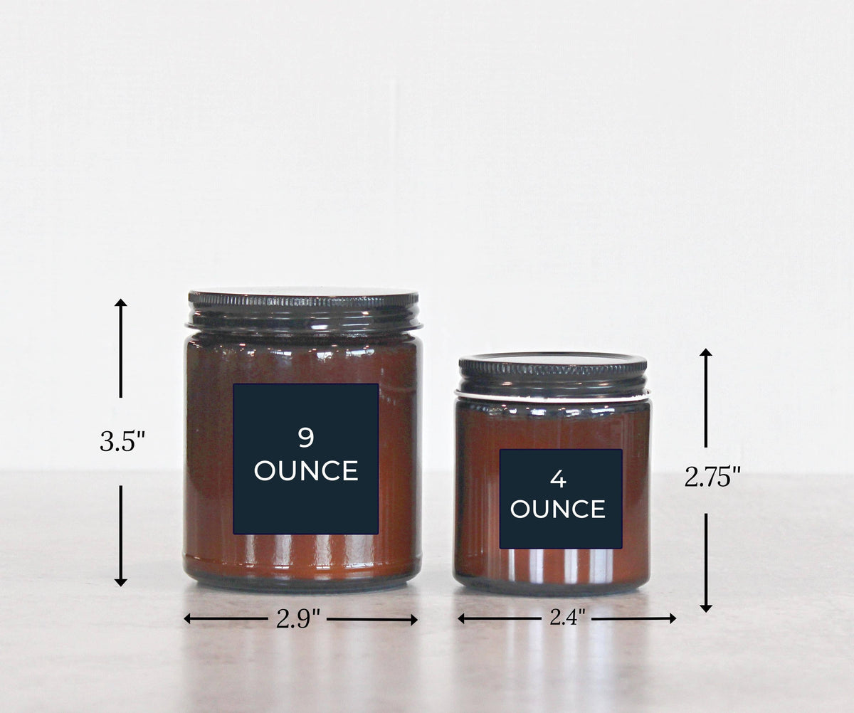Smells Like It’s Not Your Problem Anymore | Amber Jar Candle - - MaeSor Boutique
