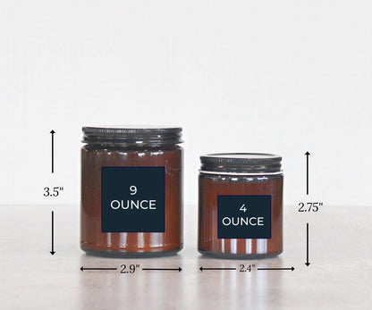 Smells Like It’s Not Your Problem Anymore | Amber Jar Candle - - MaeSor Boutique