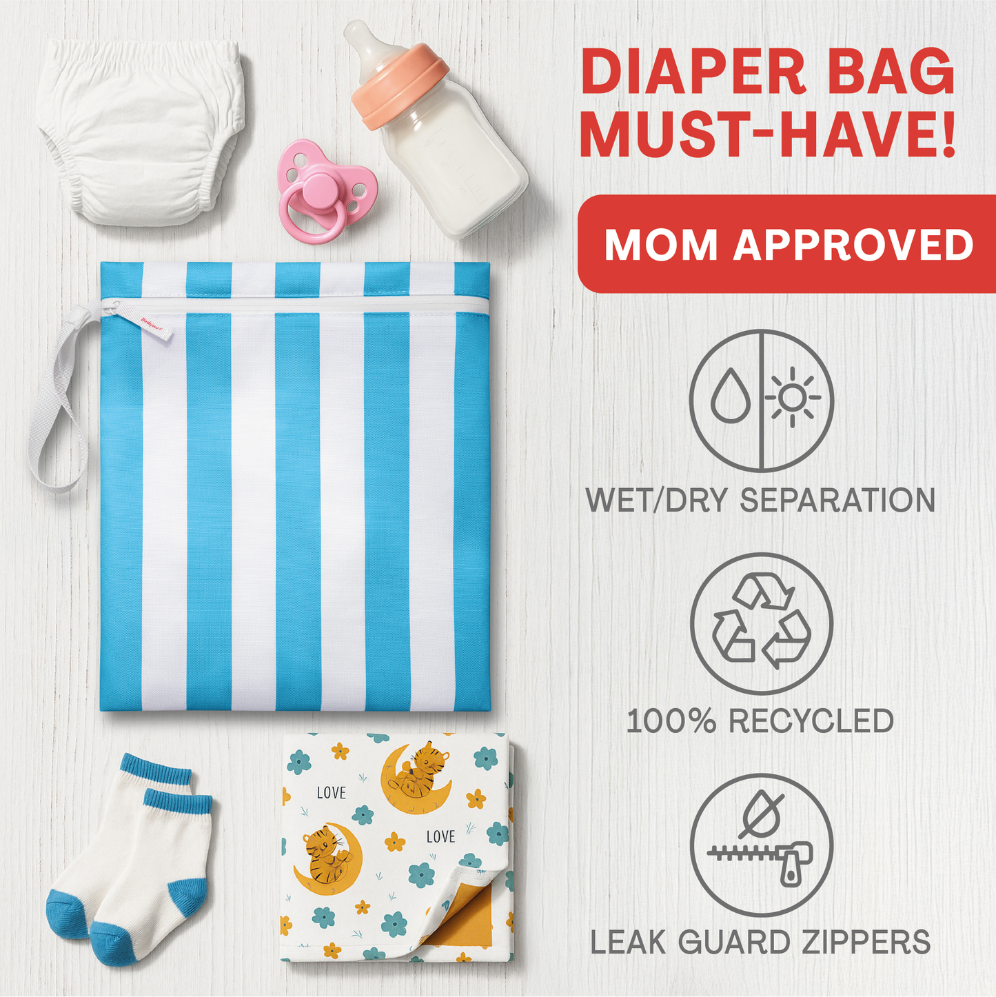 High Tide Wet Bag - - MaeSor Boutique