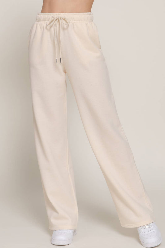STRAIGHT LEG INNER FLEECE JOGGER PANTS