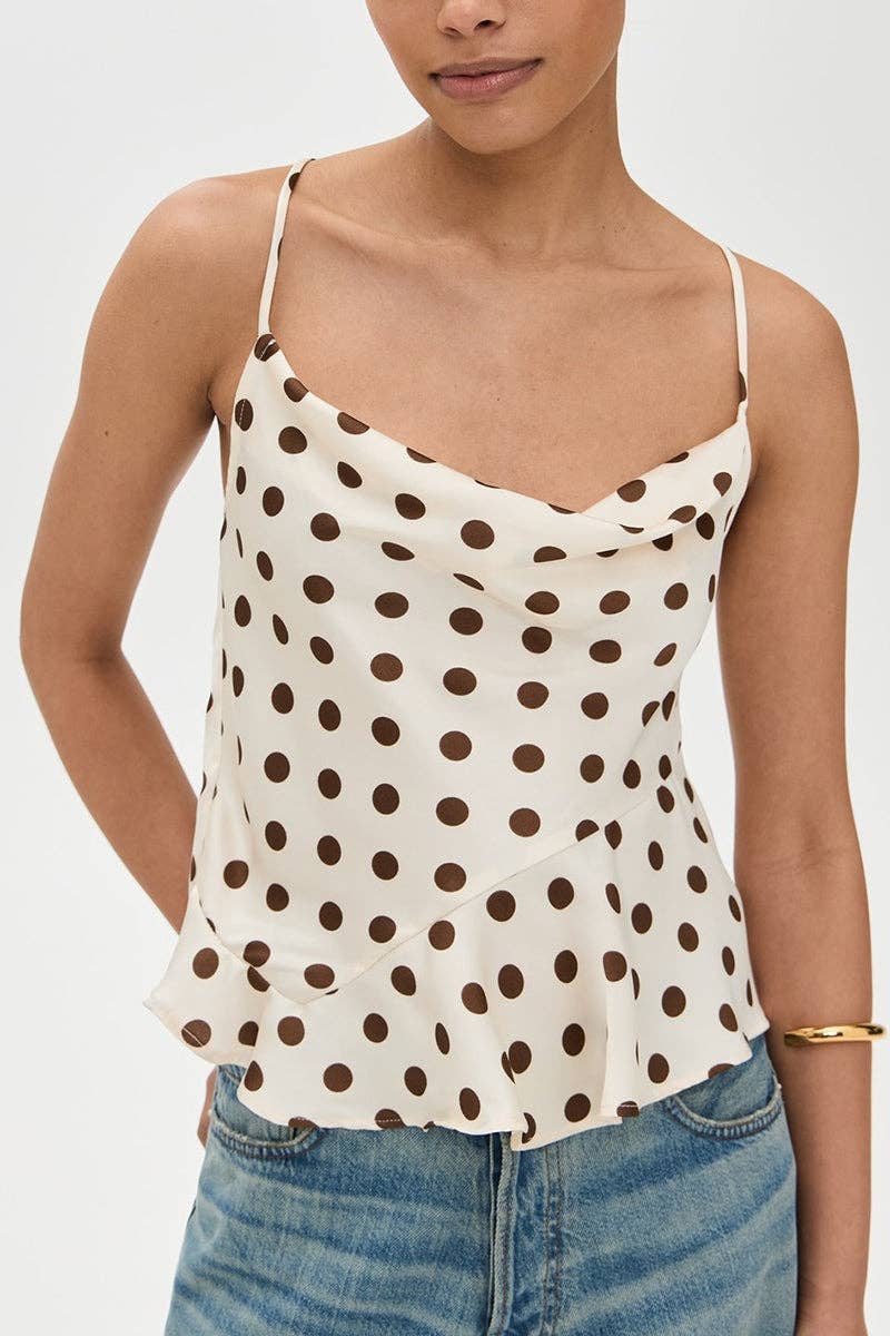 POLKA DOT CAMI TOP