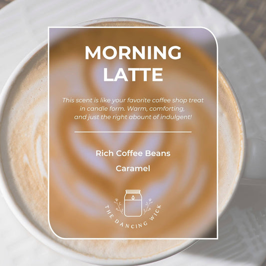 Morning Latte Soy Candle | Sweet Caramel & Creamy Coffee - - MaeSor Boutique