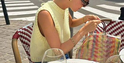 BACKLESS TIE-STRAP TANK TOP